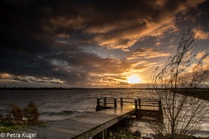 Storm op het Oldambtmeer